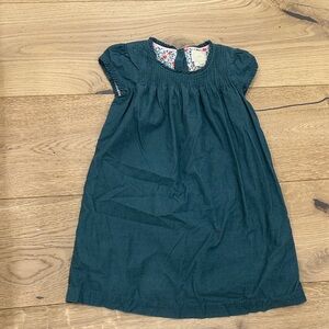 Mini Boden corduroy blue Kids Dress 7/8